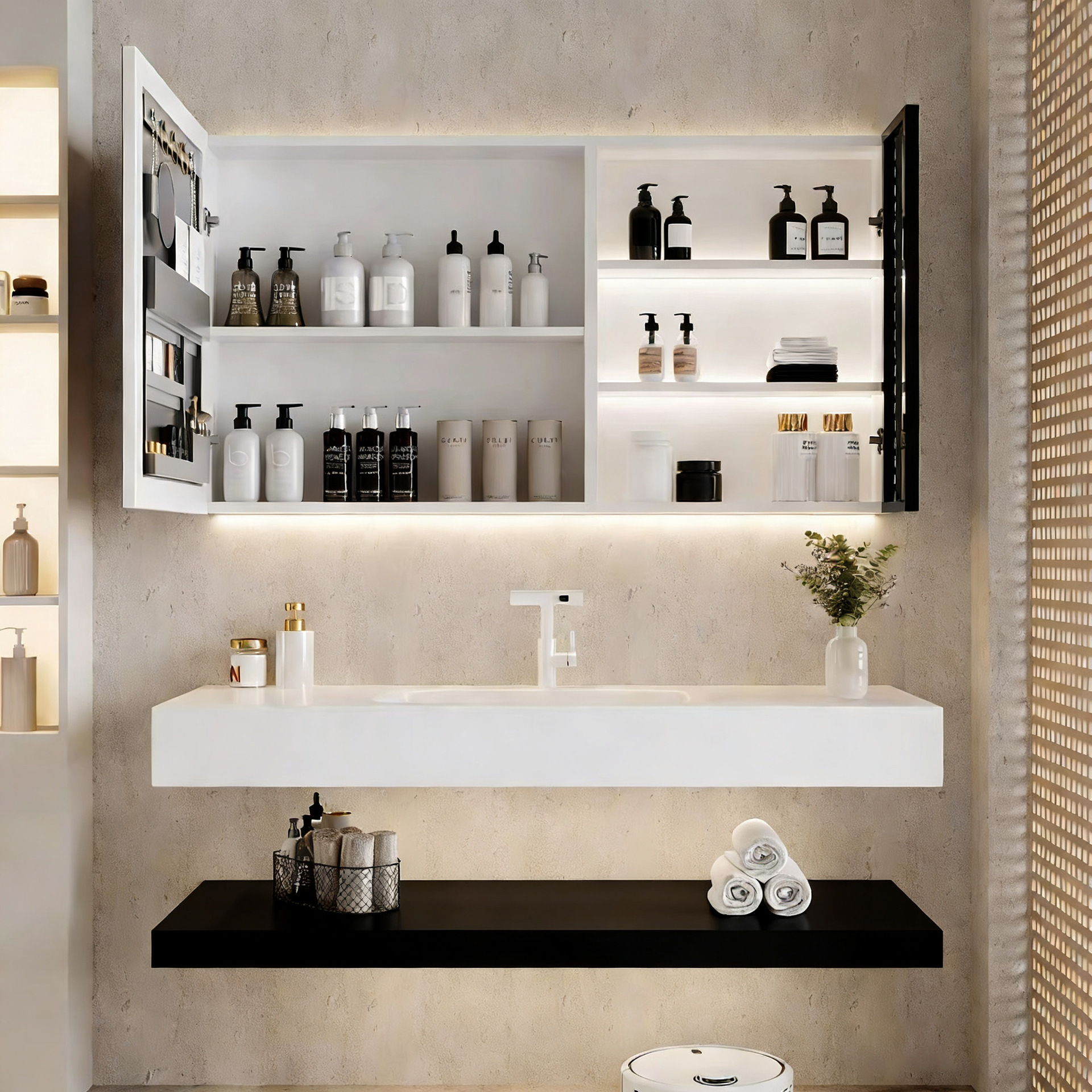 Bathroom cabinet dou