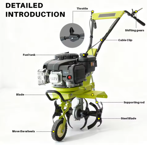 139CC Tiller Cultivator Multif