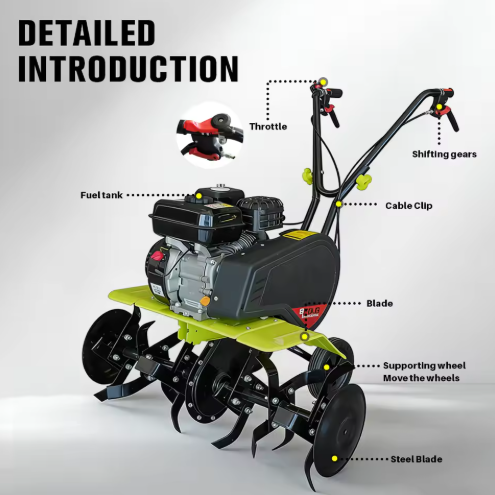 212cc Cultivator Tiller For Ga